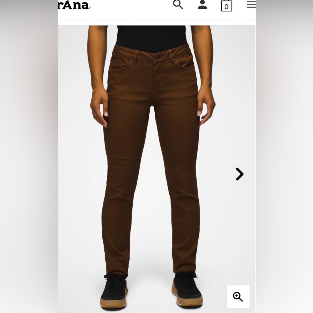 Prana Kayla Jeans Sz 10, sepia, NWT